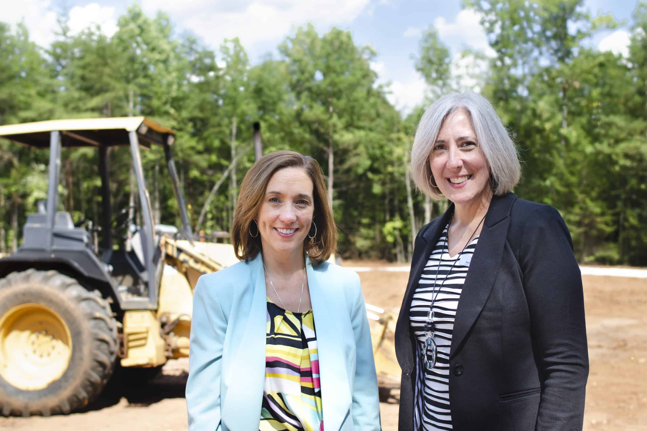 Photo of superintendents at groundbreaking