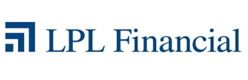 Blue LPL Financial logo with geometric design on the left and text on the right against a white background.