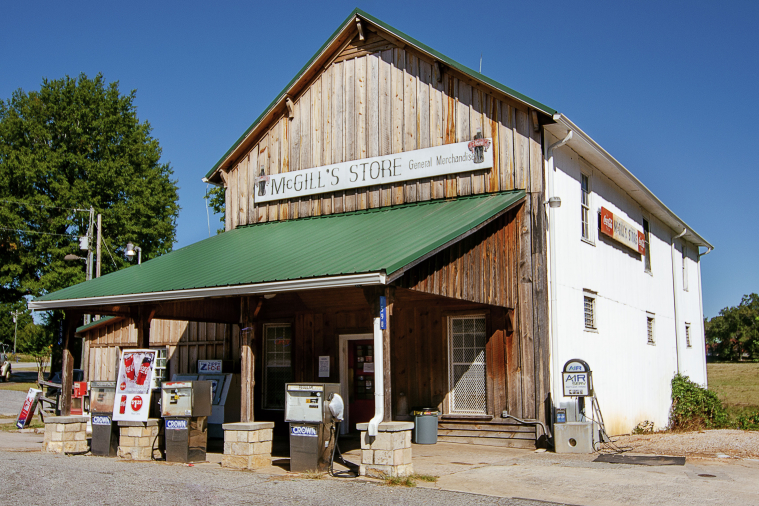 McGill’s Store, a family-owned general store in the Bethany community, opened in 1888.